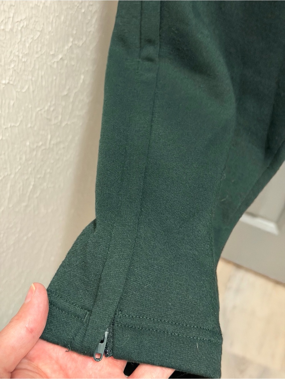 NEW Adidas Dark Green Fleece Sweatpants Joggers Pants Men’s Size Large - Picture 3 of 16